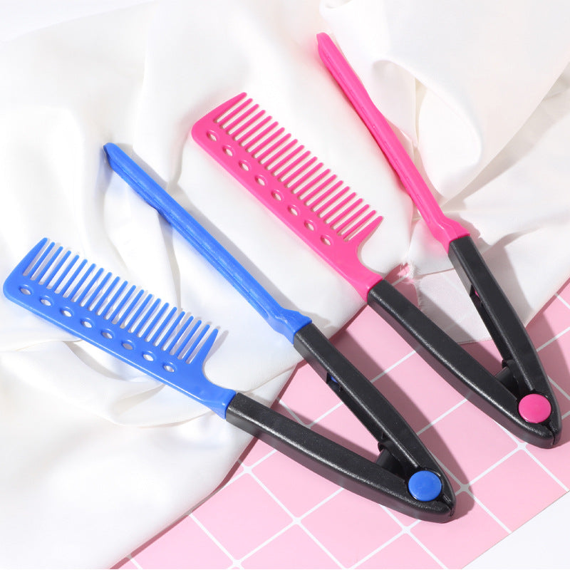 コーム ブラシ ヘアブラシ くし ストレートブロー 挟む 商品画像5