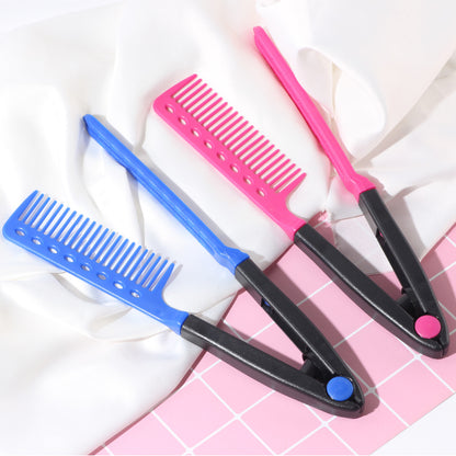コーム ブラシ ヘアブラシ くし ストレートブロー 挟む 商品画像5
