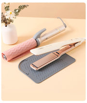 ヘアアイロンマット カバー 美容 日用品 生活雑貨 収納ケース パッド 耐熱 シリコン製 滑り止め 落下防止 持ち運び トラベル 旅行 出張