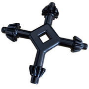 ドリルチャックキー 4in1 ドリルチャック キーフィット スチールドリルチャック ドリルツール ドリル チャックキー 工具 ブラック 便利 多機能
