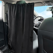 車用カーテン カーアクセサリー 日除け用品 内装用品 カーテン 日よけ リアカーテン 間仕切りカーテン 遮光 紫外線対策 UVカット 着替え 車中泊 仮眠カーテン プライバシー 簡単取付 ブラック