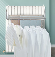 物干しラック 折りたたみ式 ベランダ バルコニー 手すり 引っ掛ける フック 室外 室内 省スペース コンパクト 便利 靴 小物干し 洗濯用品