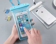 スマホ防水ケース 防水カバー 水に浮く ストラップ付き タッチパネル操作可能 透明 クリア プール 海 お風呂場 釣り 水中撮影