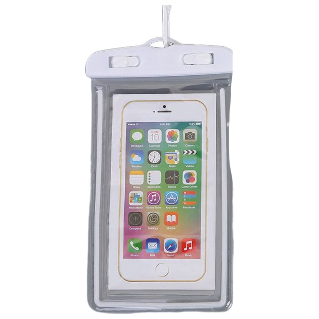 スマホ防水ケース 防水カバー 水に浮く ストラップ付き タッチパネル操作可能 透明クリア 夜光 プール 海 風呂 釣り 水中撮影