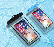 スマホ防水ケース 防水カバー 水に浮く ストラップ付き タッチパネル操作可能 透明クリア 夜光 プール 海 風呂 釣り 水中撮影