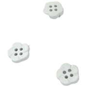 プラボタン 11mm 20個入り プラスチック 花 フラワー 4つ穴 ハンドメイド 手作り 手芸 クラフト 縫製材料 かわいい