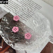 プラボタン 11mm 20個入り プラスチック 花 フラワー 4つ穴 ハンドメイド 手作り 手芸 クラフト 縫製材料 かわいい
