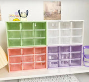 小物入れ 卓上 壁掛け 卓上収納ボックス 収納ケース 仕切り キャビネット 雑貨 コスメ収納 収納ボックス 整理収納 ボックス