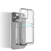 iPhoneケース カバー スマホケース MagSafe対応 カード収納 耐衝撃 カメラ保護 背面保護 クリア 透明 シンプル