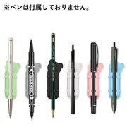 ペンホルダー 単品 鉛筆立て ペン立て 1本用 ケーブルホルダー 卓上収納 整理用品 整理整頓 貼り付け 浮かせる収納 動物 コアラ アニマル かわいい