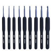 かぎ針 9本セット 9サイズ 9種類 手芸用品 編み物道具 編み針 編針 かぎ針編み 編みやすい 手編 ハンドメイド DIY シンプル
