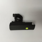 自転車ライト フロントライト ヘッドライト テールライト LED 3点灯切り替え 乾電池式 小型 軽量 簡単取り付け シンプル ブラック 黒 安全 夜間走行 アウトドア キャンプ 自転車用品 サイクル用品 自転車アクセサリー