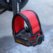 ペダルストラップ 2本セット 左右セット ペダル バンド アクセサリー 自転車パーツ マジック テープ シンプル 自転車 サイクリング 滑り止め つま先 ロードバイク クロスバイク