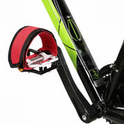 ペダルストラップ 2本セット 左右セット ペダル バンド アクセサリー 自転車パーツ マジック テープ シンプル 自転車 サイクリング 滑り止め つま先 ロードバイク クロスバイク