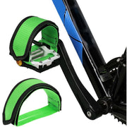 ペダルストラップ 2本セット 左右セット ペダル バンド アクセサリー 自転車パーツ マジック テープ シンプル 自転車 サイクリング 滑り止め つま先 ロードバイク クロスバイク