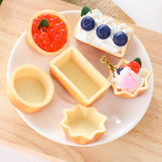 デコパーツ 5個セット フェイク ミニチュア パーツ アクセサリー キーホルダー ハンドメイド クラフト 手作り DIY かわいい