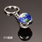 惑星キーホルダー バックチャーム レディース キーホルダー キーリング 地球 木星 土星 銀河 メンズ 贈り物 プレゼント キレイ おしゃれ