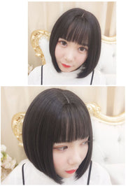 フルウィッグ かつら レディース ボブ 前髪あり ストレート ショート 自然 エクステンション つけ毛 コスプレ 小顔効果 イメチェン