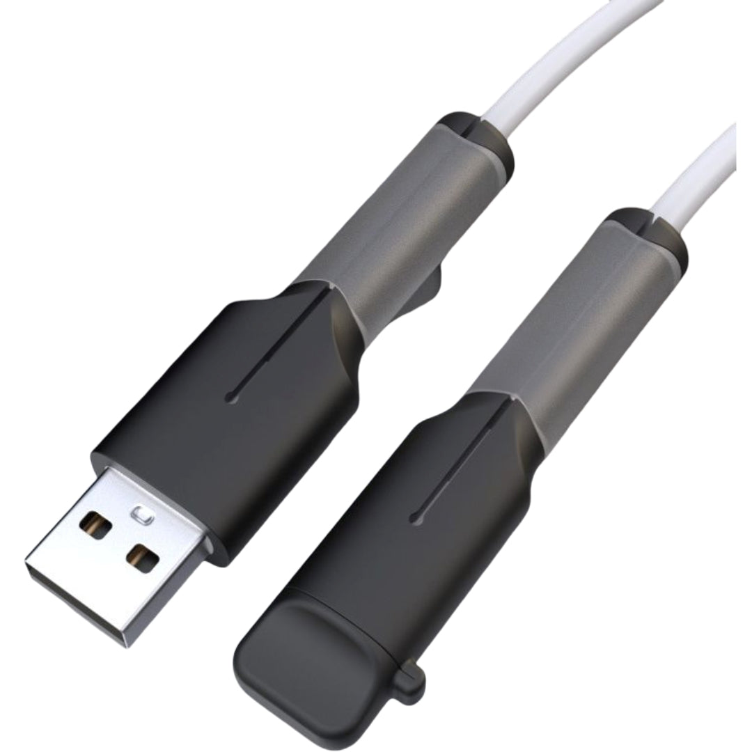 ケーブル保護カバー ケーブルプロテクター キャップ付き 断線防止 充電ケーブル用 iPhone ブラック バリエーション画像