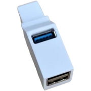 USBハブ USB3.0＋USB2.0コンボハブ 直挿し 3ポート バスパワー USBポート拡張 高速データ転送 超小型 軽量 携帯便利