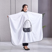 散髪ケープ カットクロス ヘアカット 散髪用品 散髪グッズ 大人 子供 窓付き スマホ操作 手元が見える 汚れ防止 カラーリング 毛染め ヘアケア セルフカット