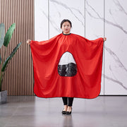 散髪ケープ カットクロス ヘアカット 散髪用品 散髪グッズ 大人 子供 窓付き スマホ操作 手元が見える 汚れ防止 カラーリング 毛染め ヘアケア セルフカット