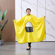 散髪ケープ カットクロス ヘアカット 散髪用品 散髪グッズ 大人 子供 窓付き スマホ操作 手元が見える 汚れ防止 カラーリング 毛染め ヘアケア セルフカット