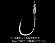 釣り針 フック 500本セット 3号 4号 5号 6号 7号 8号 9号 10号 11号 12号 伊勢尼 管付き 収納ケース付き