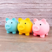 貯金箱 豚 ぶた ブタ 小銭 硬貨 貯める 割れない 可愛い キュート ユニーク インテリア 子供 大人