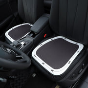 シートカバー カーシート 単品 車用 カー用品 運転席 助手席 前座席 座面 背もたれ 背中用 リボン柄 モノトーン かわいい おしゃれ 防汚