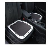 シートカバー カーシート 単品 車用 カー用品 運転席 助手席 前座席 座面 背もたれ 背中用 リボン柄 モノトーン かわいい おしゃれ 防汚