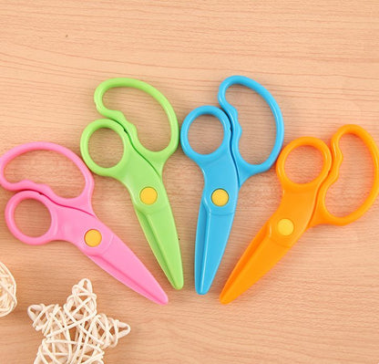 子ども用はさみ 文房具 安全はさみ プラスチック製ハサミ 学校用 幼稚園用 商品画像5