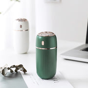 加湿器 USB給電式 300ml 卓上 小型 コンパクト 静音 光る ライト ポータブル おしゃれ シンプル かわいい 持ち運び 車載 デスク オフィス 寝室 乾燥対策 家電