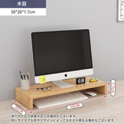 モニタースタンド モニター台 デスク上置棚 ディスプレイ モニター 机上台 机上ラック パソコン台 PC台卓上 パソコンスタンド デスクトップ用 ホワイト ブラック 机上 液晶モニター台 ノートパソコン収納 作業台