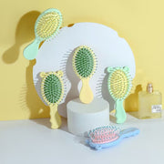ヘアブラシ くし レディース ヘアケア 玉付き クマ アニマル シンプル かわいい おしゃれ 頭皮 ケア 痛めにくい リラクゼーション ほぐす