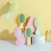 ヘアブラシ くし レディース ヘアケア 玉付き クマ アニマル シンプル かわいい おしゃれ 頭皮 ケア 痛めにくい リラクゼーション ほぐす