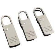 ジッパーヘッド 4個セット ファスナー 引き手 チャック プルタブ 部品 金具 パーツ 交換 修理 取り付け 簡単 付け替え 工具不要 DIY ハンドクラフト