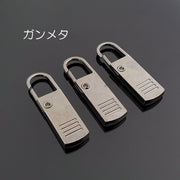 ジッパーヘッド 4個セット ファスナー 引き手 チャック プルタブ 部品 金具 パーツ 交換 修理 取り付け 簡単 付け替え 工具不要 DIY ハンドクラフト