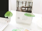 付箋 30枚 ふせん メモ帳 事務用品 紙製品 文具 ステーショナリー 葉っぱ イチョウ 紅葉 モミジ かわいい おしゃれ グリーン オフィス 学校