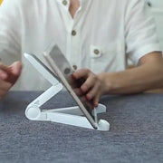 タブレットスタンド スマホスタンド 卓上スタンド iPadスタンド iPhone android 両用 折りたたみ式 コンパクト 持ち運び 角度調節 シンプル