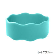 哺乳瓶カバー 哺乳びんカバー 赤ちゃん ベビー 子供 ベビー用品 授乳用品 滑り止め 落下防止 シリコン製 ウェーブ型 ソフト 無地 単色 シンプル かわいい おしゃれ 便利