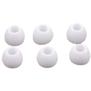 イヤーピース イヤーチップ 同色10個セット 5ペア イヤホン 交換用 内径4.5mm 外径10mm 12mm 14mm ブラック ホワイト 黒 白 ベーシック 定番 シンプル オーディオ イヤホンアクセサリー
