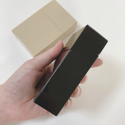 シガレットケース タバコケース ハード プッシュオープンタイプ 通常サイズ 樹脂製 ブラック おしゃれ ギフト プレゼント 喫煙具 煙草 シンプル 無地 単色 折れ防止 崩れ防止
