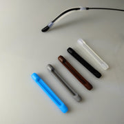 メガネストッパー 2ペア 4個セット ズレ防止 滑り止めカバー 固定 ずり落ち防止 シリコン 眼鏡 めがね サングラス スポーツ 運動 ランニング ウォーキング メガネ備品
