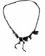 ネックレス レディース アクセサリー 恐竜モチーフ 骨 恐竜の骨 動物 ジュエリー ユニーク シルバー ブラック ゴールド サイズ調整可 ユニーク プレゼント 贈り物 カジュアル 個性的 アニマル 化石