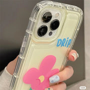 iPhoneケース iPhoneカバー スマホカバー スマホケース レディース 女性 スマホアクセサリー スマホ周辺機器 傷防止 イラスト 英語 英字 花柄 フラワー 透明 クリア ピンク カジュアル ポップ ガーリー フェミニン 可愛い キュート おしゃれ