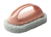 スポンジ ハンドル付き 持ち手付き キッチン用品 食器洗い シンク 洗面台 バス掃除 汚れ落とし 軽量 手荒れ防止 シンプル 握りやすい お風呂場 浴槽 トイレ 便利グッツ 青 緑 ピンク