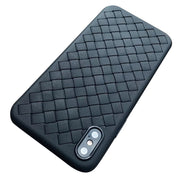 iPhone用カバー iPhone用ケース ソフトシェル スマホカバー スマートフォンケース 編み込みデザイン 保護ケース 保護カバー 背面保護 アイフォン用 傷防止 シンプル おしゃれ ソリッドカラー アイホン用 スマートホン 上品 エレガント