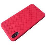iPhone用カバー iPhone用ケース ソフトシェル スマホカバー スマートフォンケース 編み込みデザイン 保護ケース 保護カバー 背面保護 アイフォン用 傷防止 シンプル おしゃれ ソリッドカラー アイホン用 スマートホン 上品 エレガント