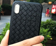 iPhone用カバー iPhone用ケース ソフトシェル スマホカバー スマートフォンケース 編み込みデザイン 保護ケース 保護カバー 背面保護 アイフォン用 傷防止 シンプル おしゃれ ソリッドカラー アイホン用 スマートホン 上品 エレガント
